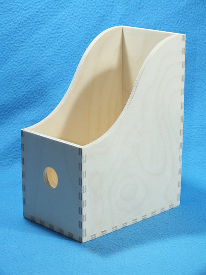 Holz Stehordner Stehsammler A5 aus 6 mm Birkenmultiplex