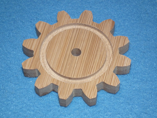 Holzzahnrad 12 Zähne Durchmesser 6,8 cm