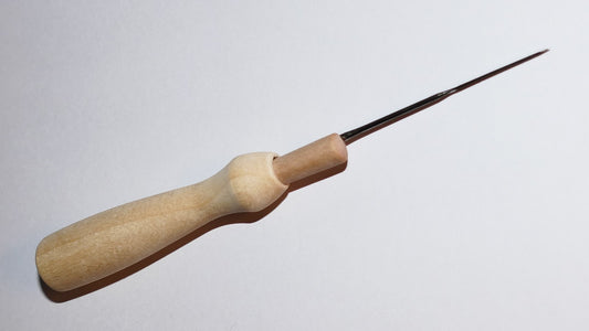 Filznadel mit Holzgriff zum Filzen Holzgriff inkl. Nadel