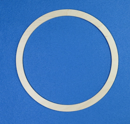 Holzring Ring Birke 23 cm / 20 cm für Traumfänger,  Mobilé, Makramee