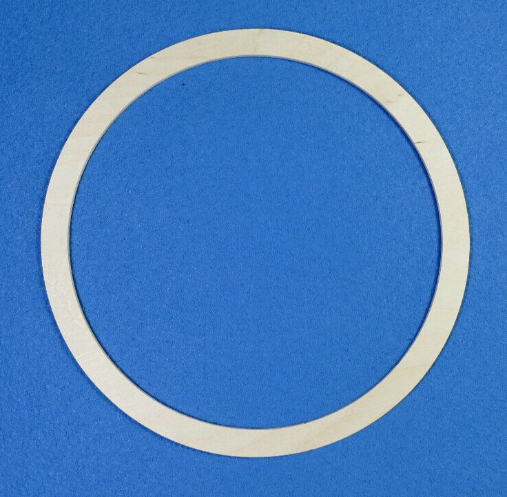 Holzring Ring Birke 23 cm / 20 cm für Traumfänger,  Mobilé, Makramee