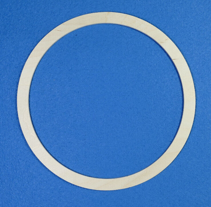 Holzring Ring Birke 23 cm / 20 cm für Traumfänger,  Mobilé, Makramee