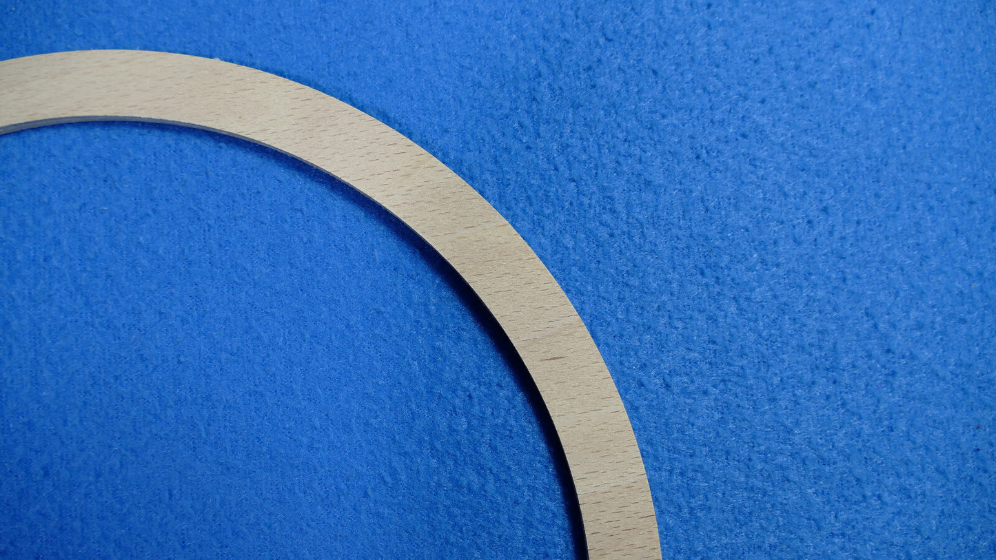 Holzring Ring Buche 23 cm / 20 cm für Traumfänger,  Mobilé, Makramee