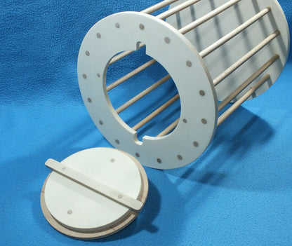 Heuraufe Heutrommel Heurolle für Kaninchen oder Meerschweinchen 25 x 23 cm