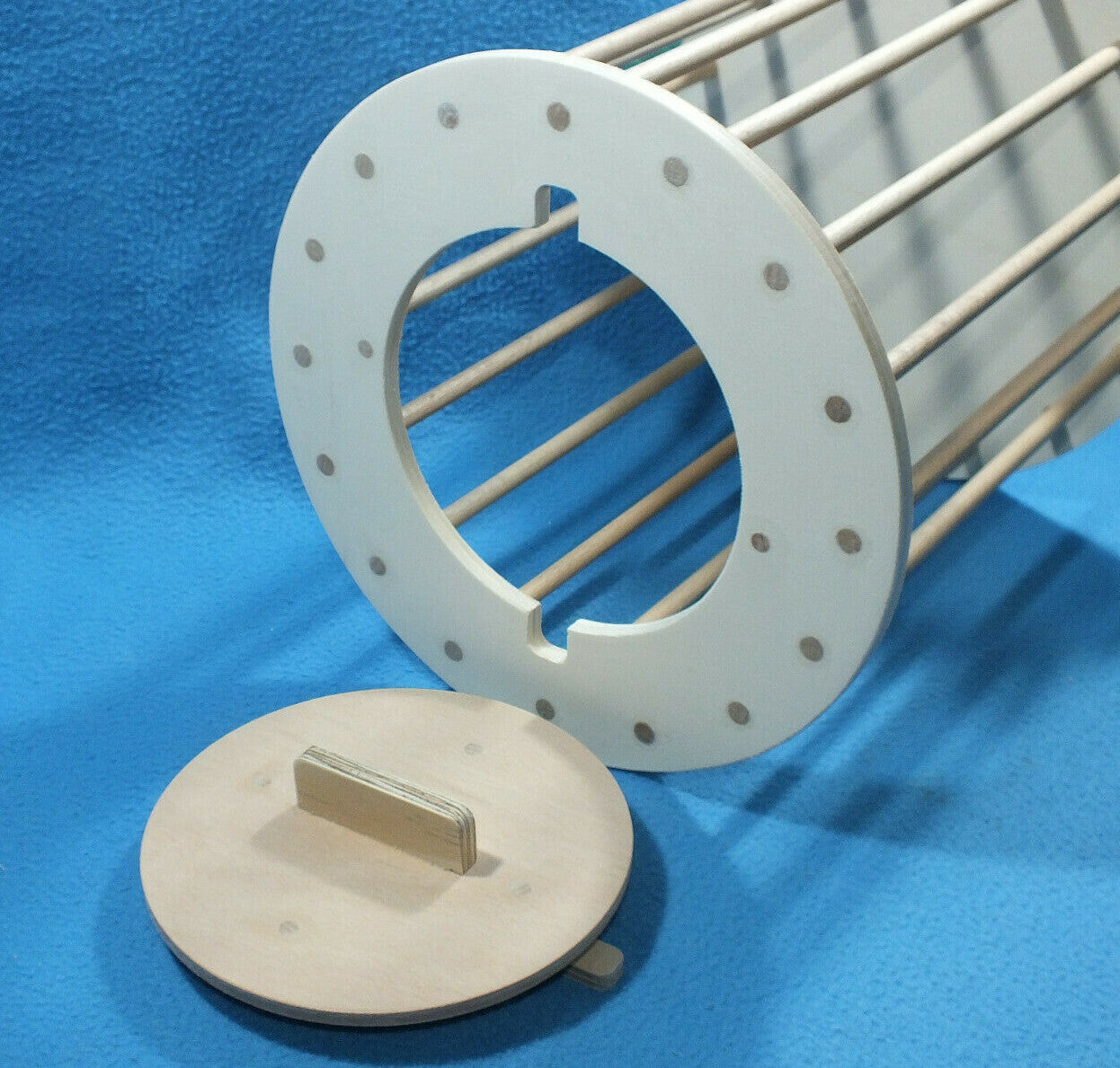 Heuraufe Heutrommel Heurolle für Kaninchen oder Meerschweinchen 25 x 23 cm