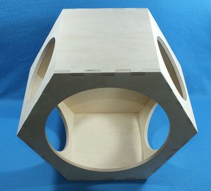 Katze Hexagon Sechseck Wand Spielplatz Schlafplatz Cat wall walk Wandpark Katzen