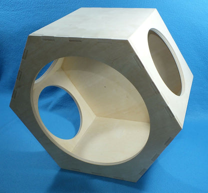 Katze Hexagon Sechseck Wand Spielplatz Schlafplatz Cat wall walk Wandpark Katzen