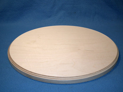 Holz Sitzfläche Sitzplatte Stuhlplatte rund mit Fase für Hocker