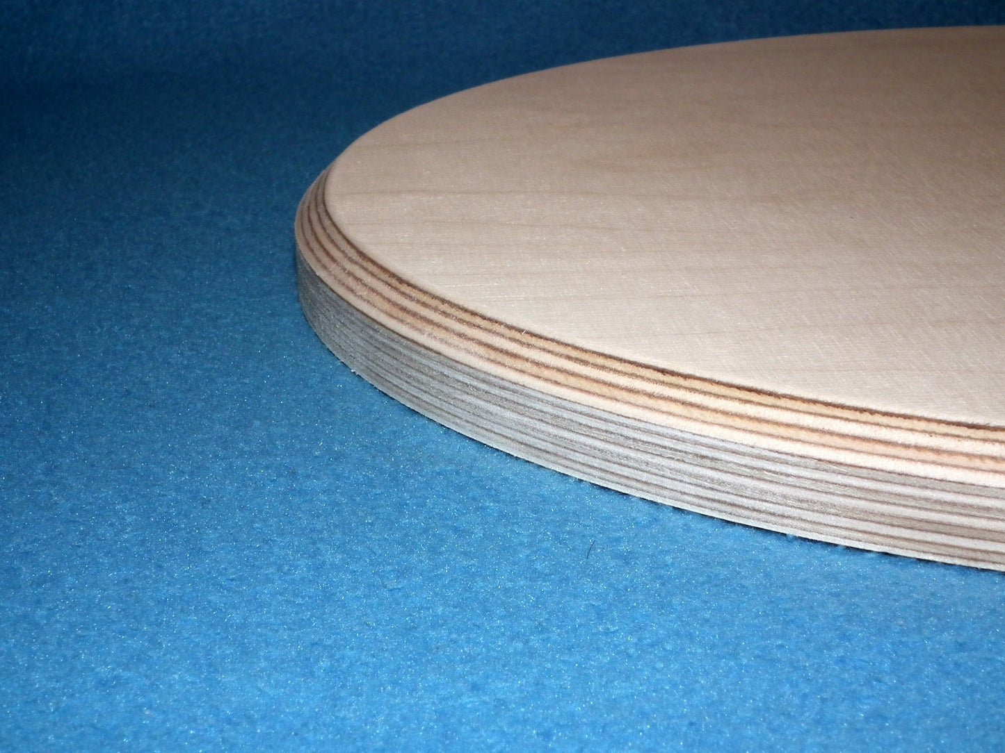 Holz Sitzfläche Sitzplatte Stuhlplatte rund mit Fase für Hocker