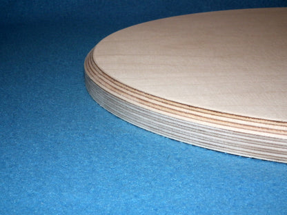 Holz Sitzfläche Sitzplatte Stuhlplatte rund mit Fase für Hocker