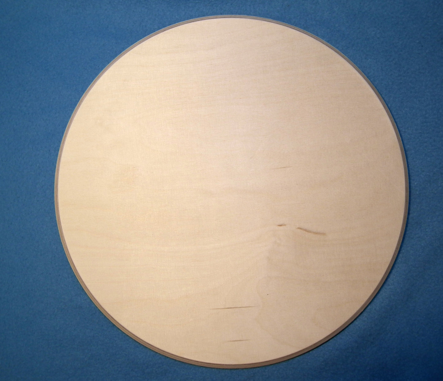 Holz Sitzfläche Sitzplatte Stuhlplatte rund mit Fase für Hocker