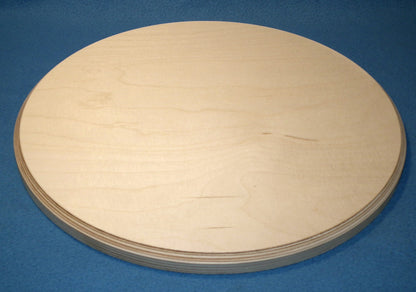 Holz Sitzfläche Sitzplatte Stuhlplatte rund mit Fase für Hocker