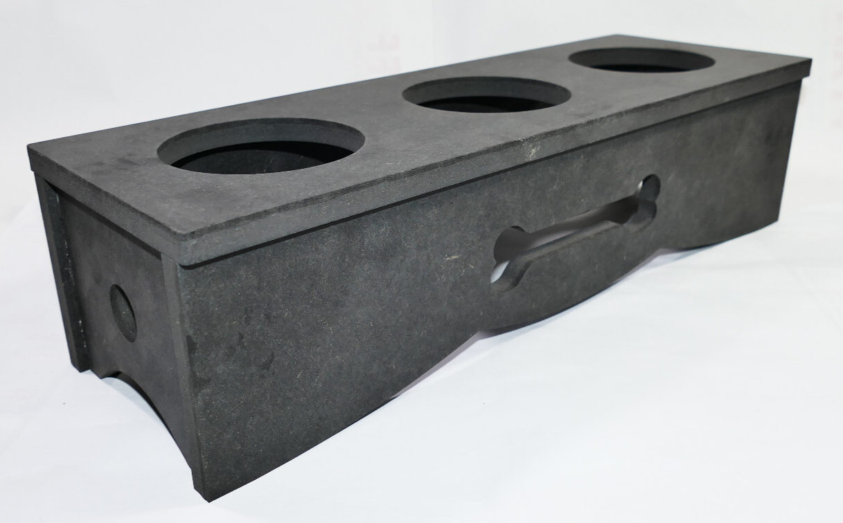 Futterstation Hundebar Welpentheke Katze  Futterbar aus CDF Holz