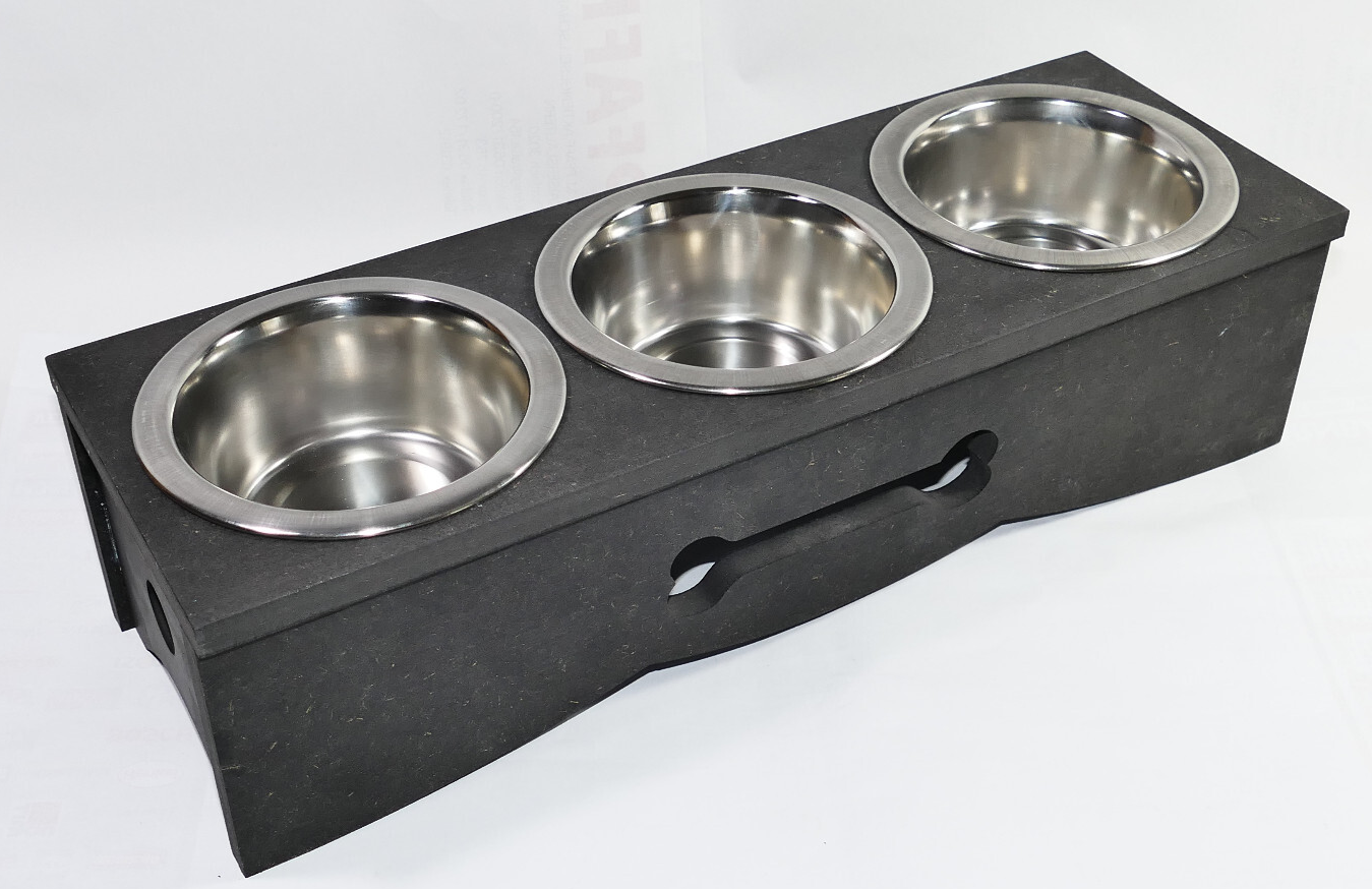 Futterstation Hundebar Welpentheke Katze  Futterbar aus CDF Holz