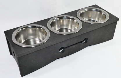 Futterstation Hundebar Welpentheke Katze  Futterbar aus CDF Holz