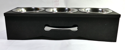 Futterstation Hundebar Welpentheke Katze  Futterbar aus CDF Holz