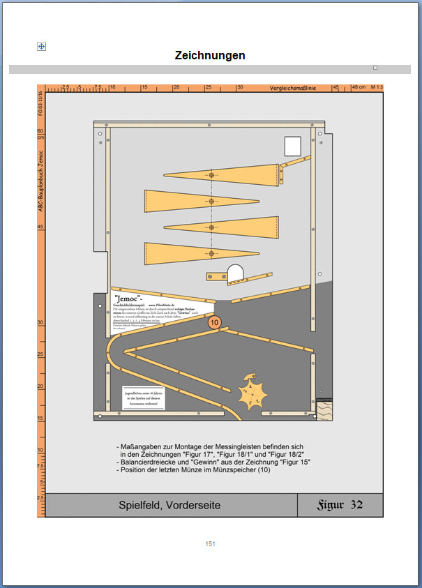 ABC Baubuch zum historischen Spielautomat JEMOC selbst gebaut Bauplan DIY Buch