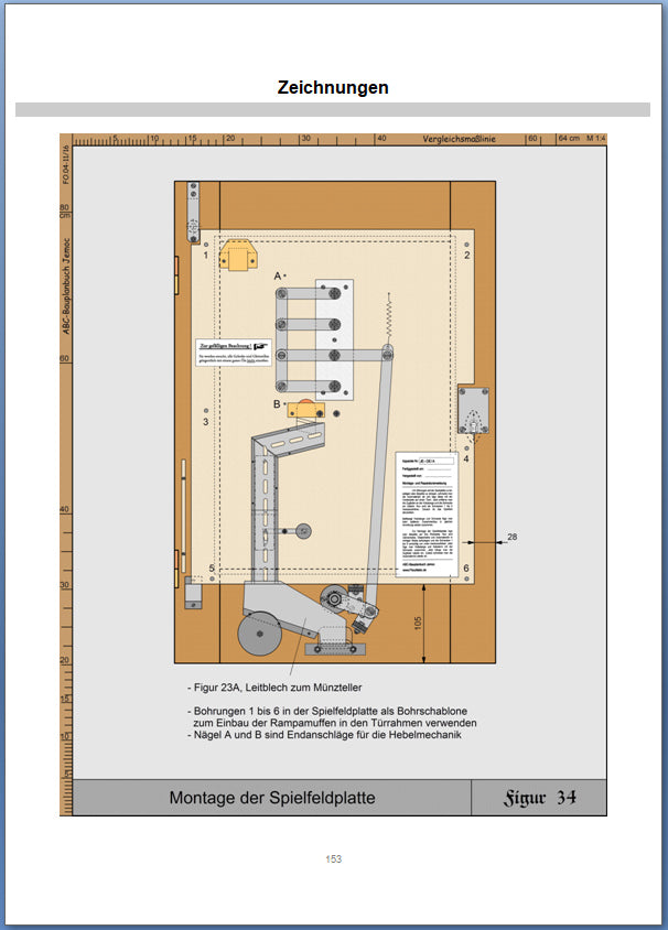 ABC Baubuch zum historischen Spielautomat JEMOC selbst gebaut Bauplan DIY Buch