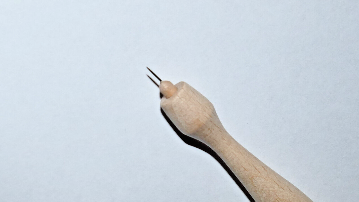 Klöppel Vorstecher Pikiernadel Prickelnadel Pikier Stecher Prickel Nadel