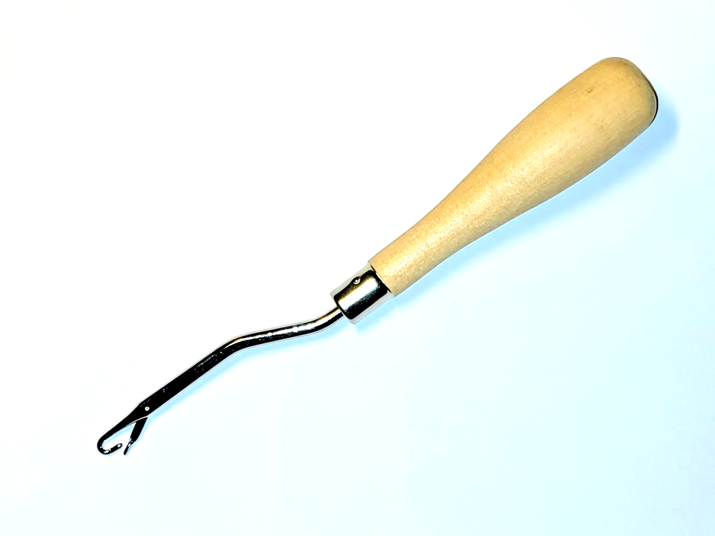 Knüpfhaken mit Holzgriff Teppichknüpfhaken 14 mm