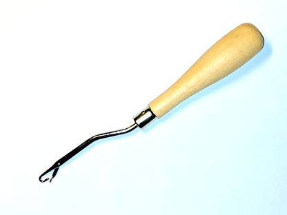 Knüpfhaken mit Holzgriff Teppichknüpfhaken 14 mm