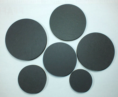 Holzscheiben rund Kreisscheibe schwarz MDF 19 mm stark