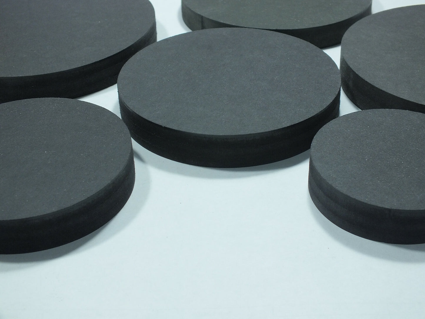 Holzscheiben rund Kreisscheibe schwarz MDF 19 mm stark