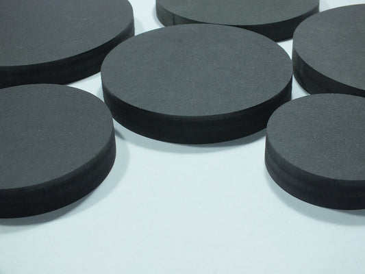 Holzscheiben rund Kreisscheibe schwarz MDF 19 mm stark