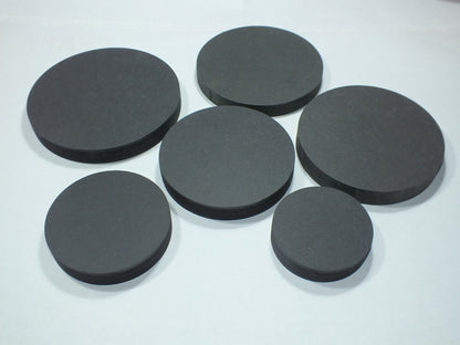 Holzscheiben rund Kreisscheibe schwarz MDF 19 mm stark