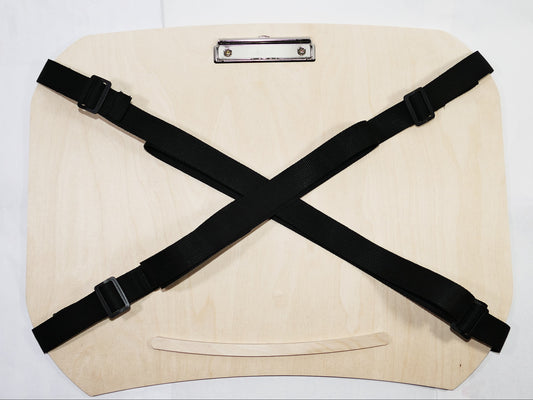 Hände freies Zeichen Holz Klemmbrett Umhängebrett Verstellbarer Gurt für A4 und A3