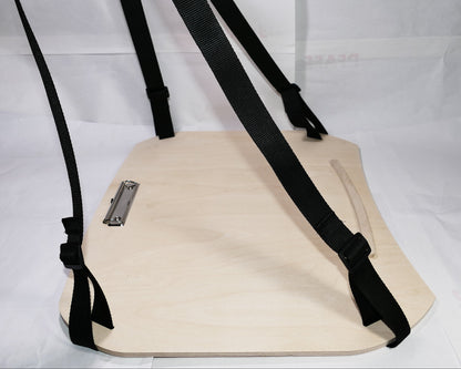 Hände freies Zeichen Holz Klemmbrett Umhängebrett Verstellbarer Gurt für A4 und A3