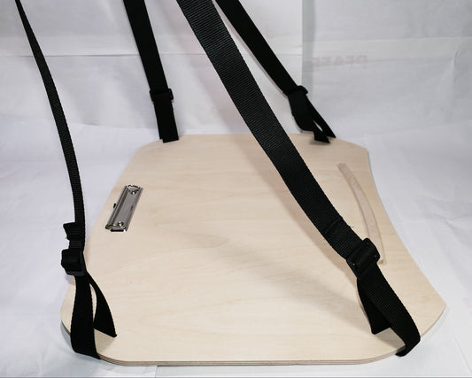 Hände freies Zeichen Holz Klemmbrett Umhängebrett Verstellbarer Gurt für A4 und A3