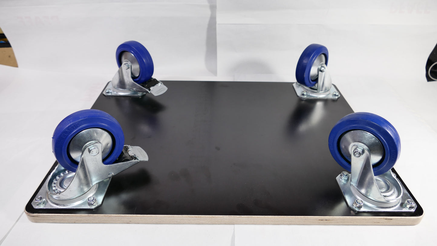 Möbelroller, Rollbrett, Transportroller 600 mm x 450 mm max 600 kg Siebdruck 400