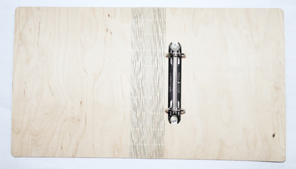 Ringordner Holz mit Holzscharnier DIN A5 DIN A4 Schnellhefter Mappe Ordner Holzordner