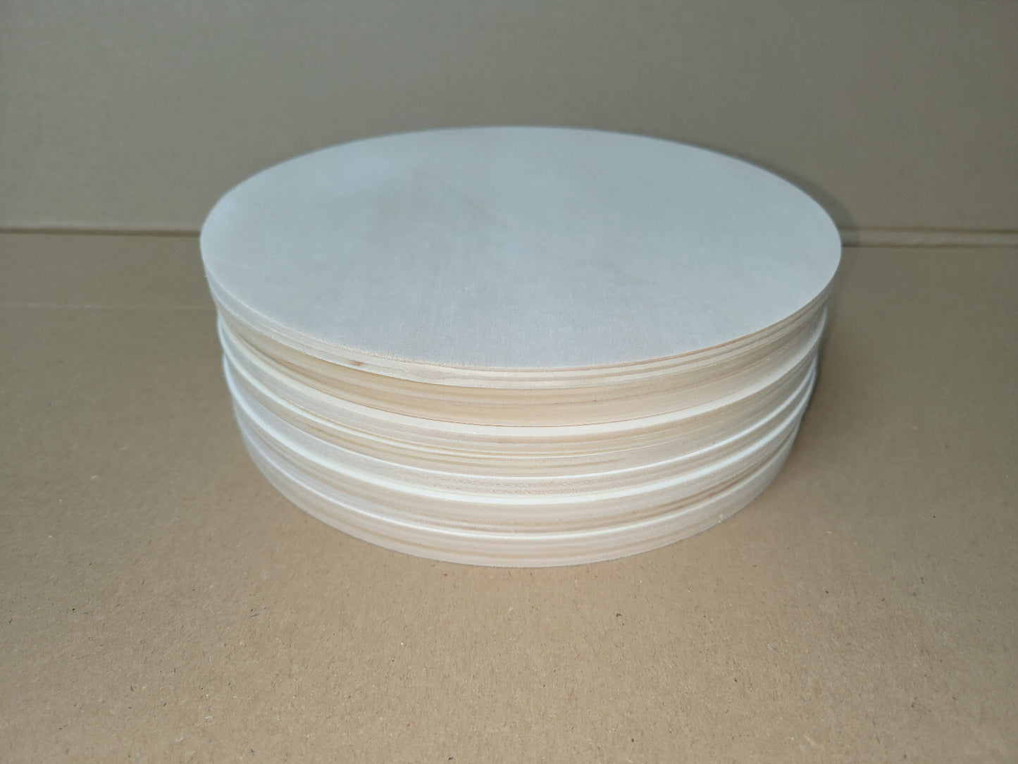Sonderposten Holzscheiben Pappel Sperrholz 6 mm stark 20 cm Durchmesser Multipack