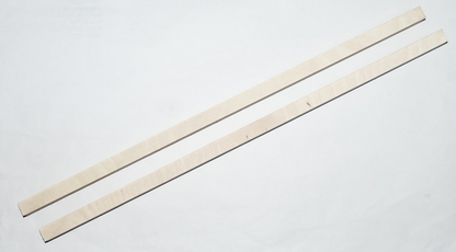 2 x Holzstab Multiplex Birke 1,8 cm stark 47,7 cm x 1,5 cm breit Holz Leisten