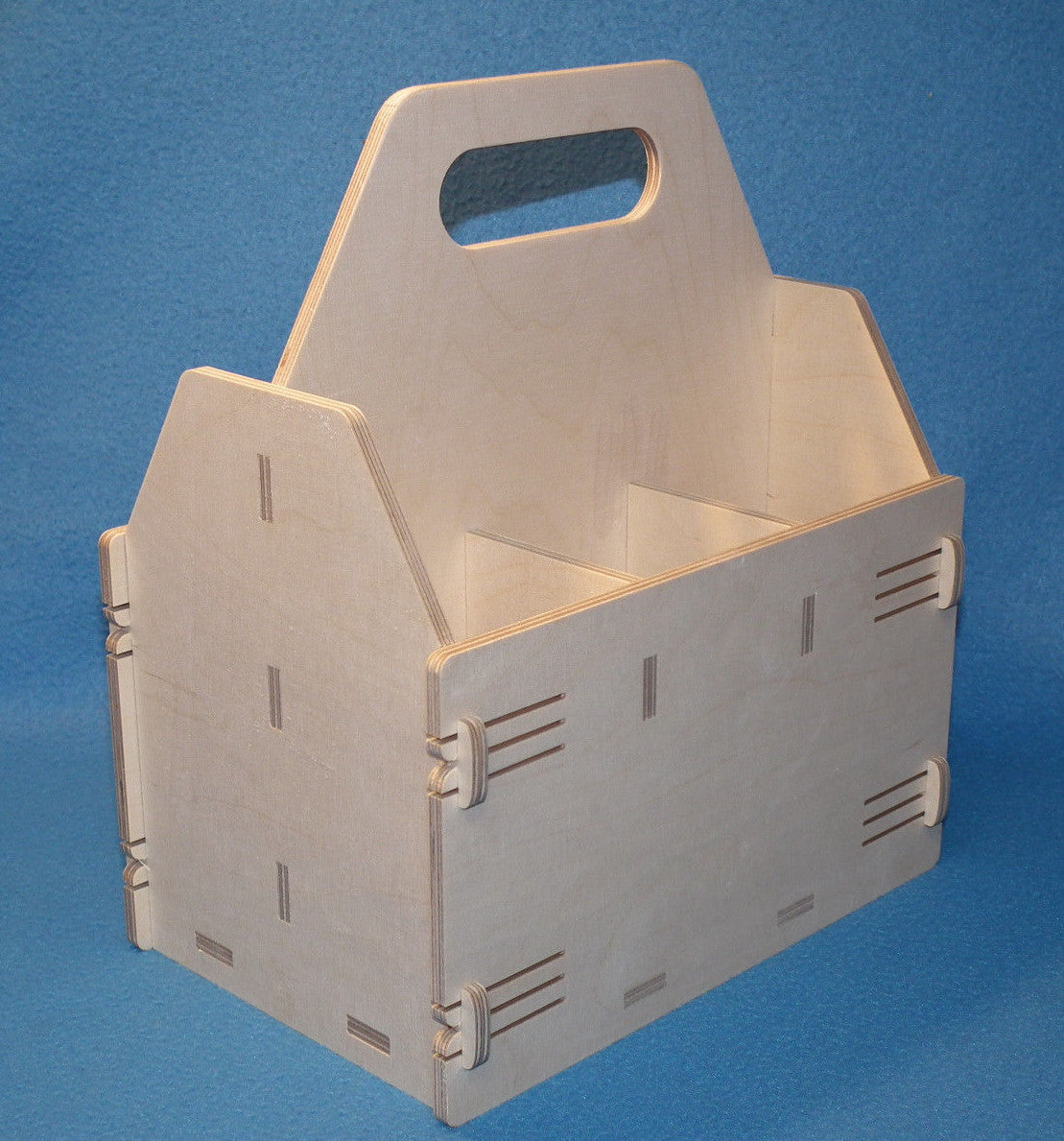 Männer Handtasche Bierträger Holz Flaschenträger Flaschenhalter 6 Flaschen 0,5l