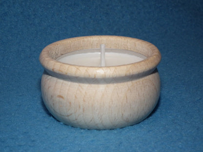 Teelichthalter rund Kerzenhalter Holz Buche Innen 40 mm Teelicht Kerzentülle