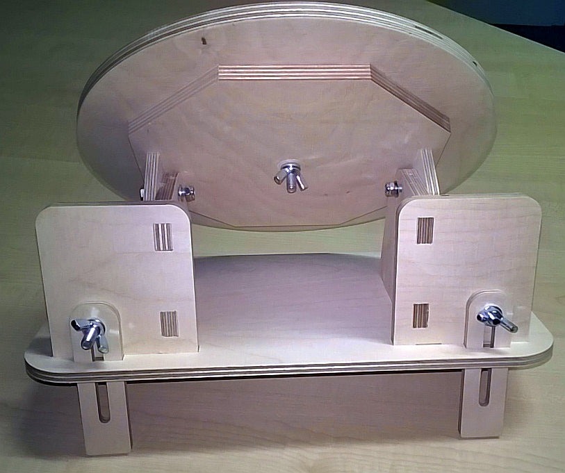 Tisch Klöppelständer dreh- und mehrfach neigbar für Flachklöppelkissen