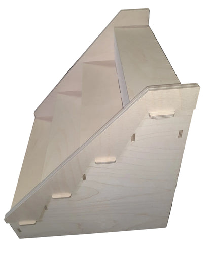 Thekendisplay Warenaufsteller Warentreppe Tischständer aus Holz 40x40x40cm