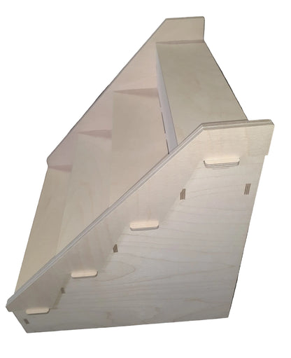 Thekendisplay Warenaufsteller Warentreppe Tischständer aus Holz 40x40x40cm