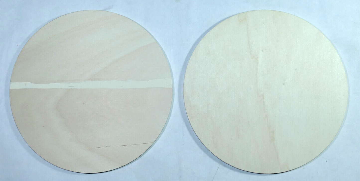 Sonderposten Holzscheiben Pappel Sperrholz 6 mm stark 20 cm Durchmesser 2. Wahl