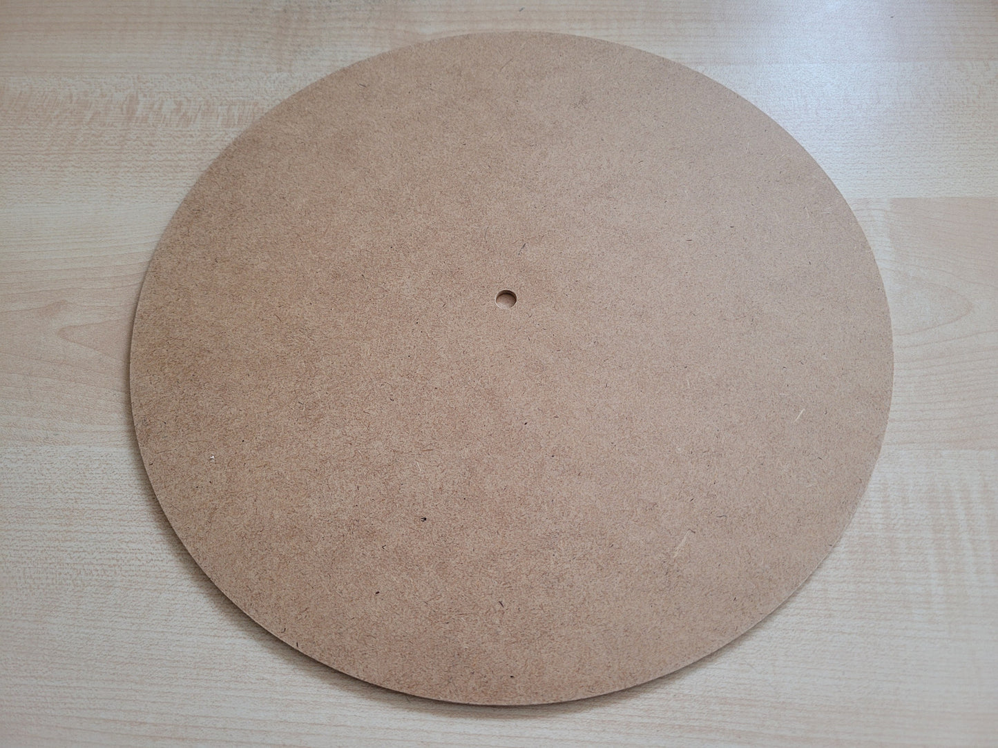 Holz Zifferblatt DIY Wanduhr MDF 3 mm stark, graviert