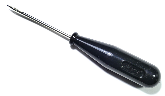 Vorstecher Ahle Schneiderahle Stoffahle Lederahle Locher 13 cm lang mit Loch  Kunststoffgriff