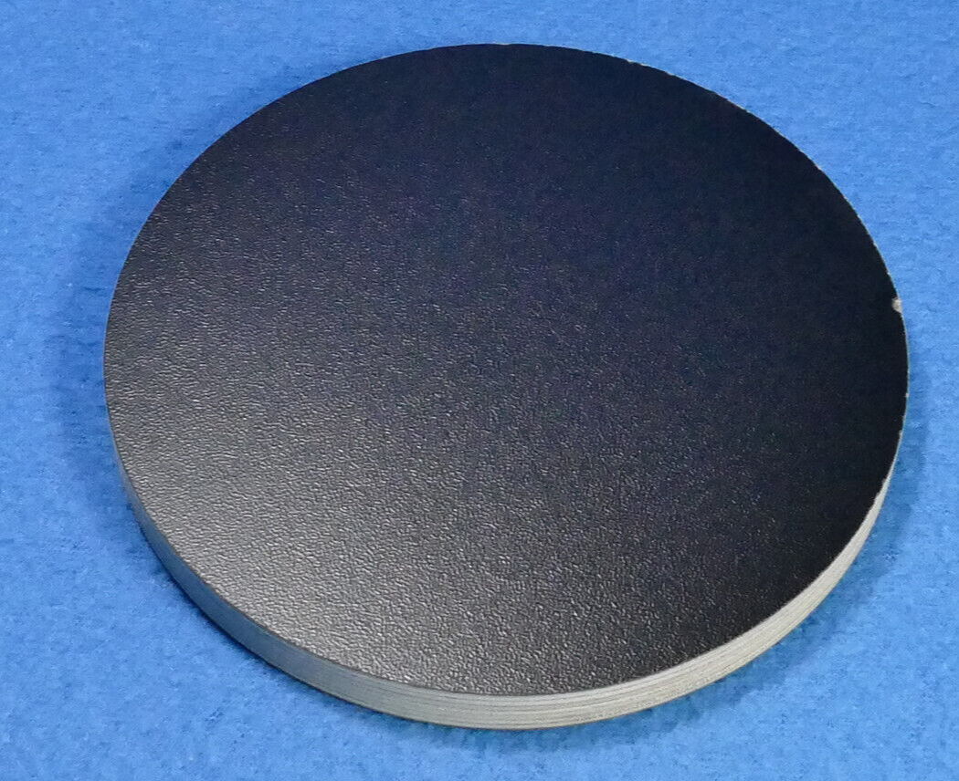 Holzscheiben rund Kreisscheibe schwarz 10 mm stark Durchmesser 12 cm