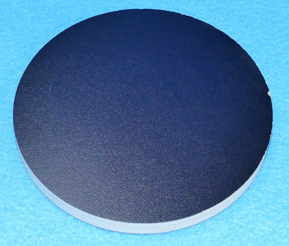 Holzscheiben rund Kreisscheibe schwarz 10 mm stark Durchmesser 12 cm